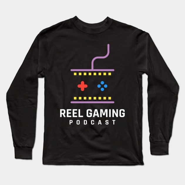 Reel Gaming Podcast (logo 2) Long Sleeve T-Shirt by Reel Gaming Podcast